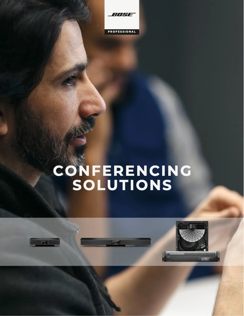 Page 1 de la notice Brochure Bose ControlSpace EX-440C