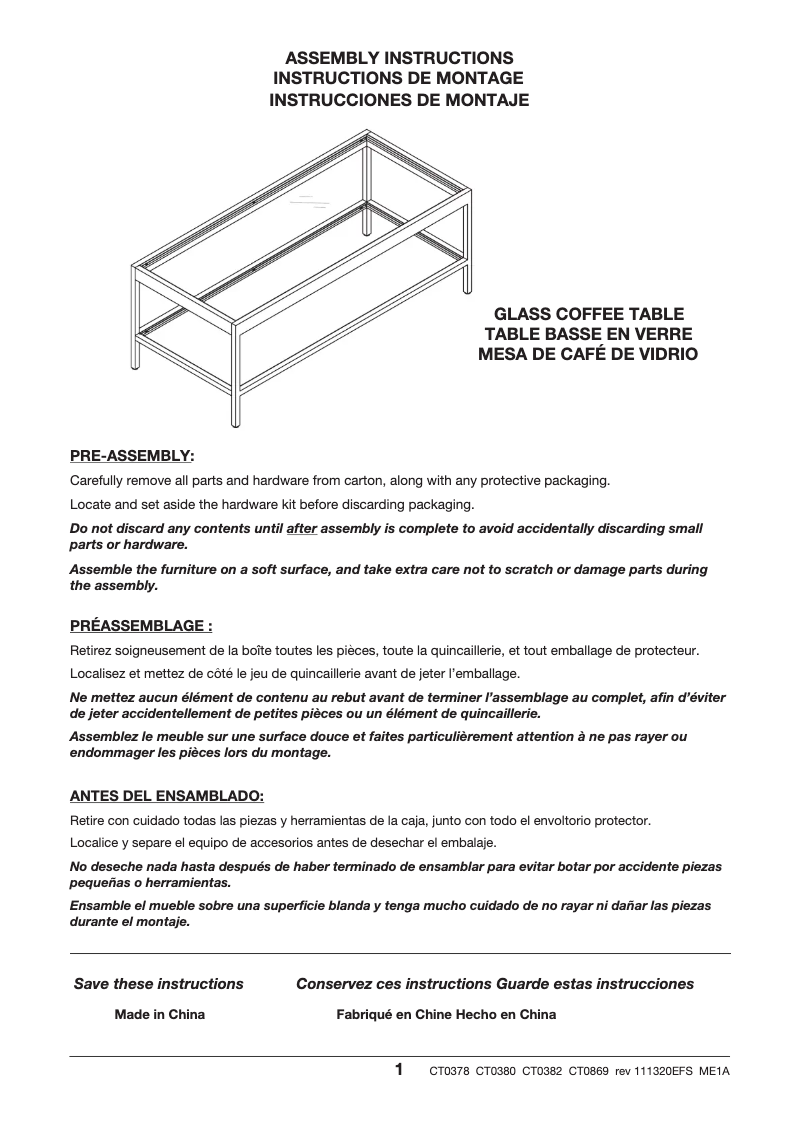 Imagen de la primera página del manual del dispositivo RAD 480i