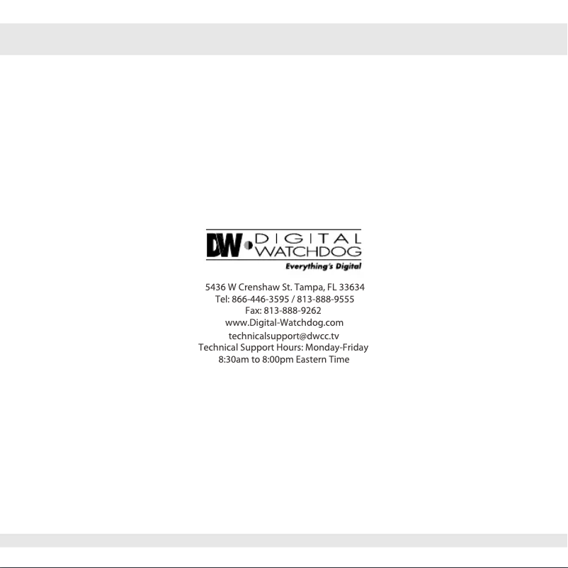 Page 1 de la notice Manuel utilisateur Digital Watchdog DWC-BL352IR