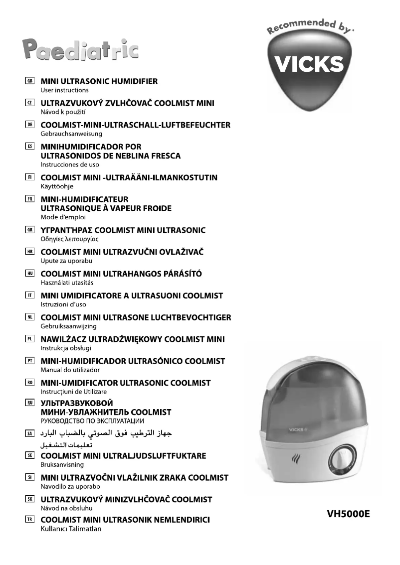 Page 1 de la notice Manuel utilisateur Braun VH5000E