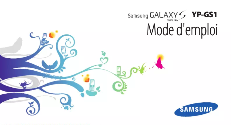 Page n°1 - Manuel utilisateur Samsung YP-GS1CB