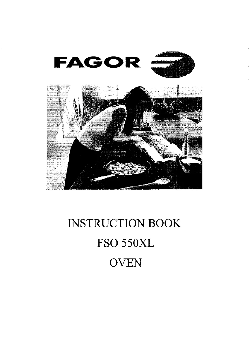 Page n°1 - Manuel utilisateur Fagor FSO 550XL