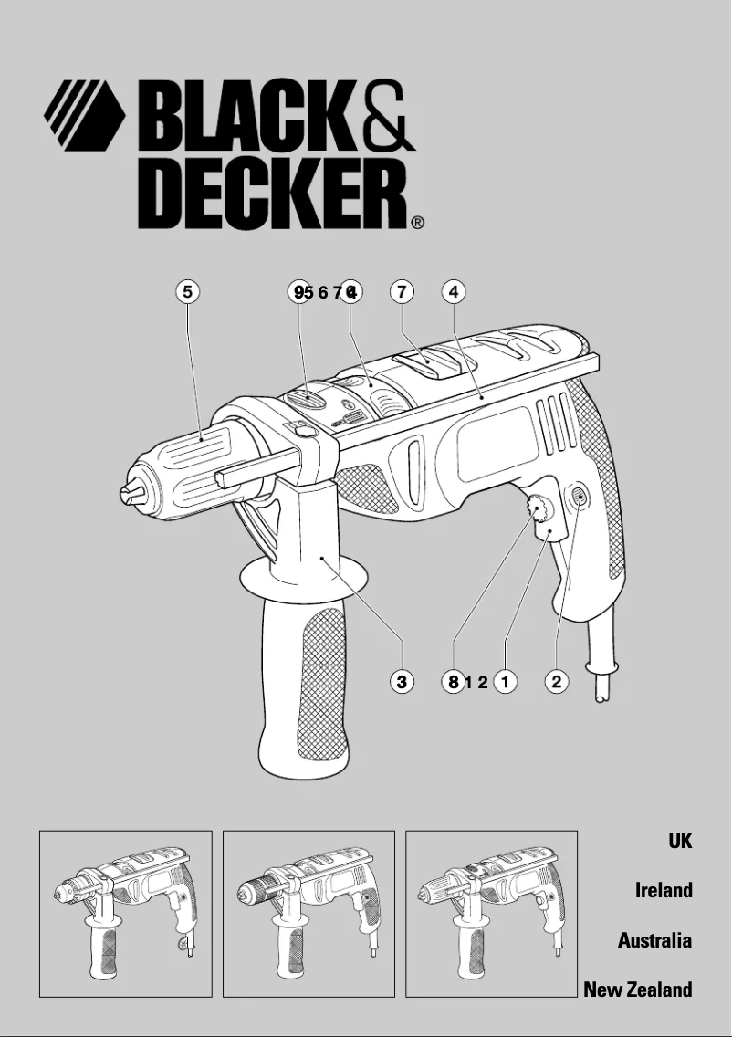 Page 1 de la notice Manuel utilisateur Black & Decker KR550CRE