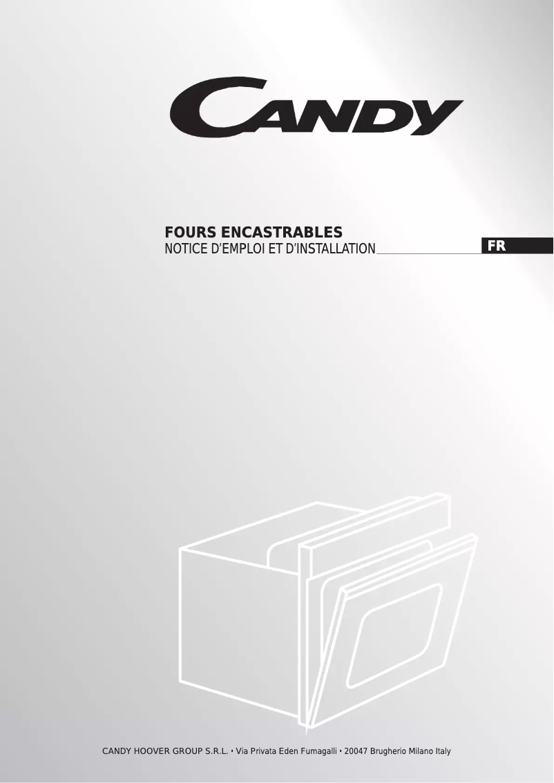 Page 1 de la notice Manuel utilisateur Candy FPP 649 X