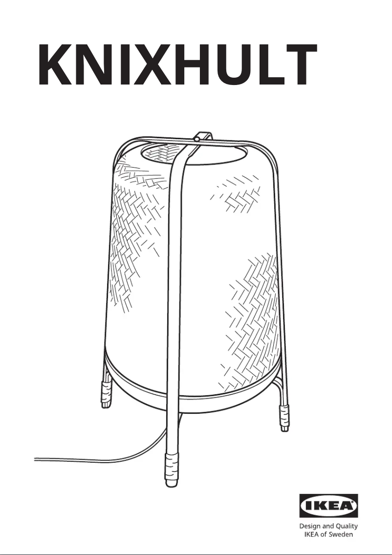 Page 1 de la notice Manuel utilisateur Ikea KNIXHULT 203.237.54