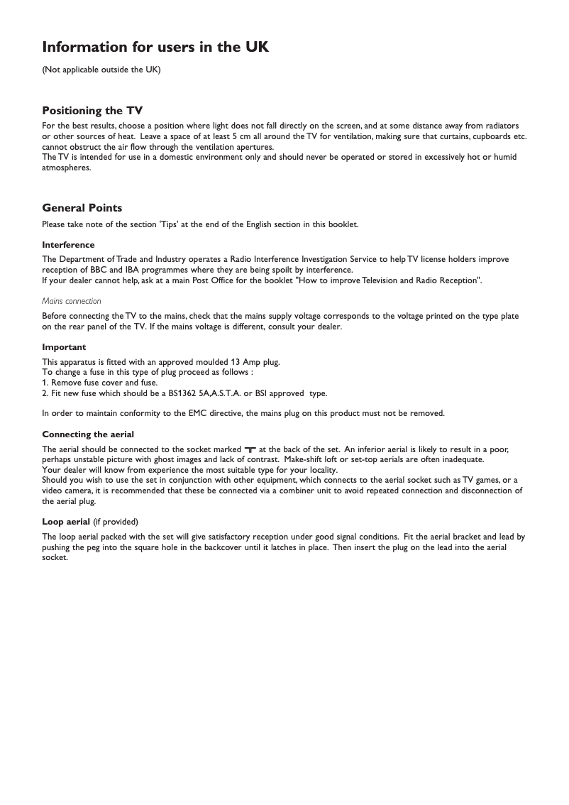 Page 1 de la notice Manuel utilisateur Philips 46PP9501