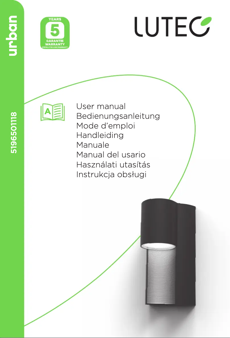Page n°1 - Manuel utilisateur Lutec Urban