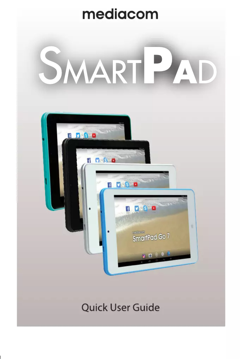 Page 1 de la notice Manuel utilisateur Mediacom SmartPad Go 7