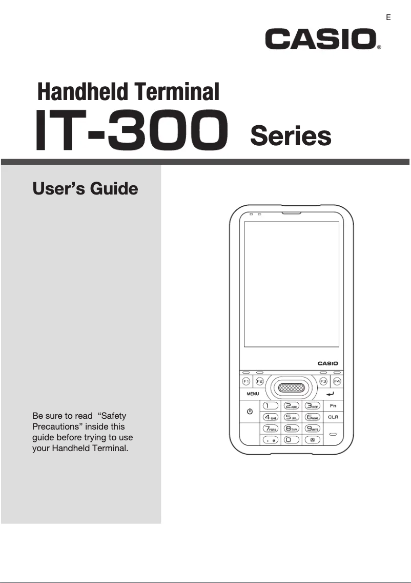 Image de la première page du manuel de l'appareil IT-300