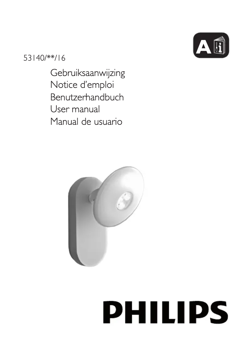 Page 1 de la notice Manuel utilisateur Philips Ledino 531404816
