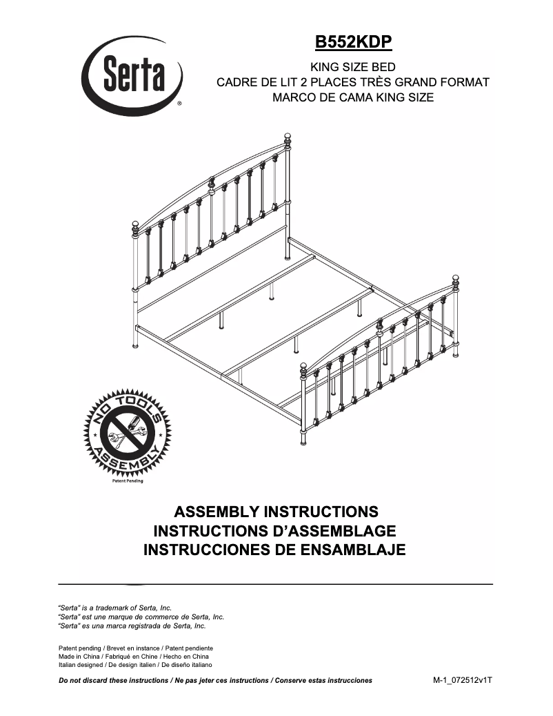 Page 1 de la notice Manuel utilisateur Bell'O B552