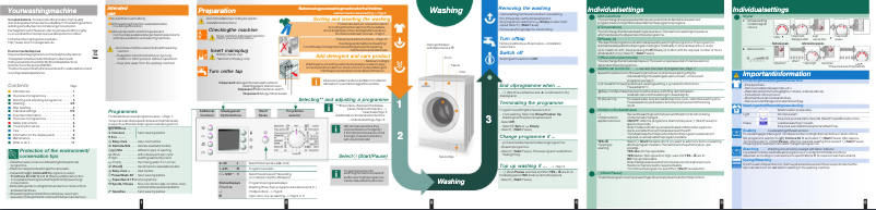 Page n°1 - Manuel utilisateur Bosch WAE24462