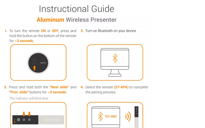 Page 1 de la notice Manuel utilisateur Satechi ST-APA