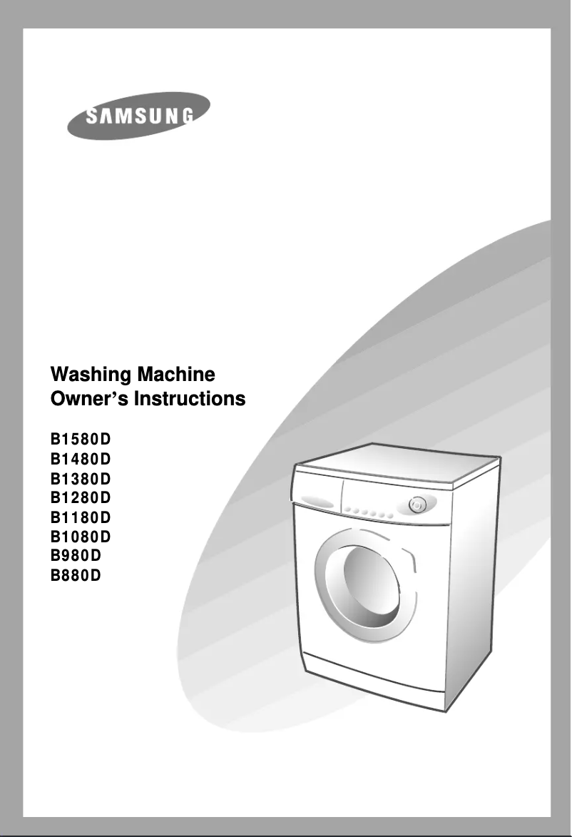 Page 1 de la notice Manuel utilisateur Samsung B1480DEW