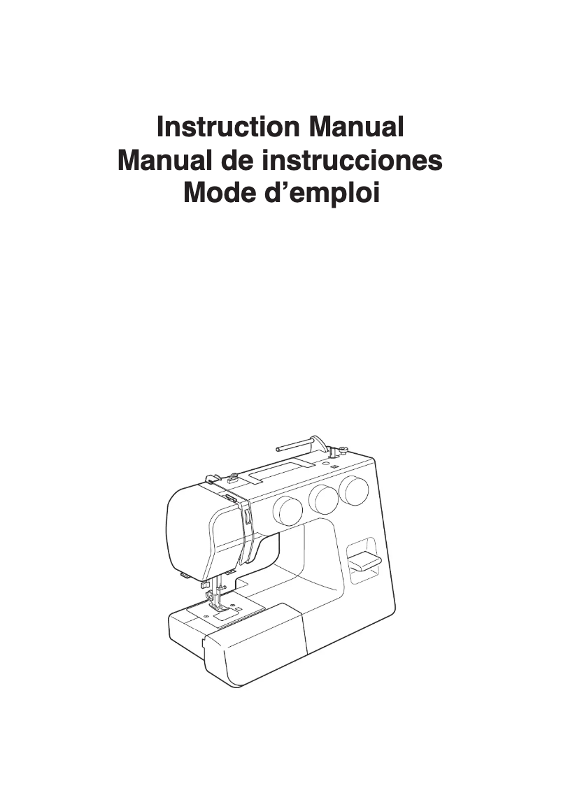 Page 1 de la notice Manuel utilisateur Janome TM16