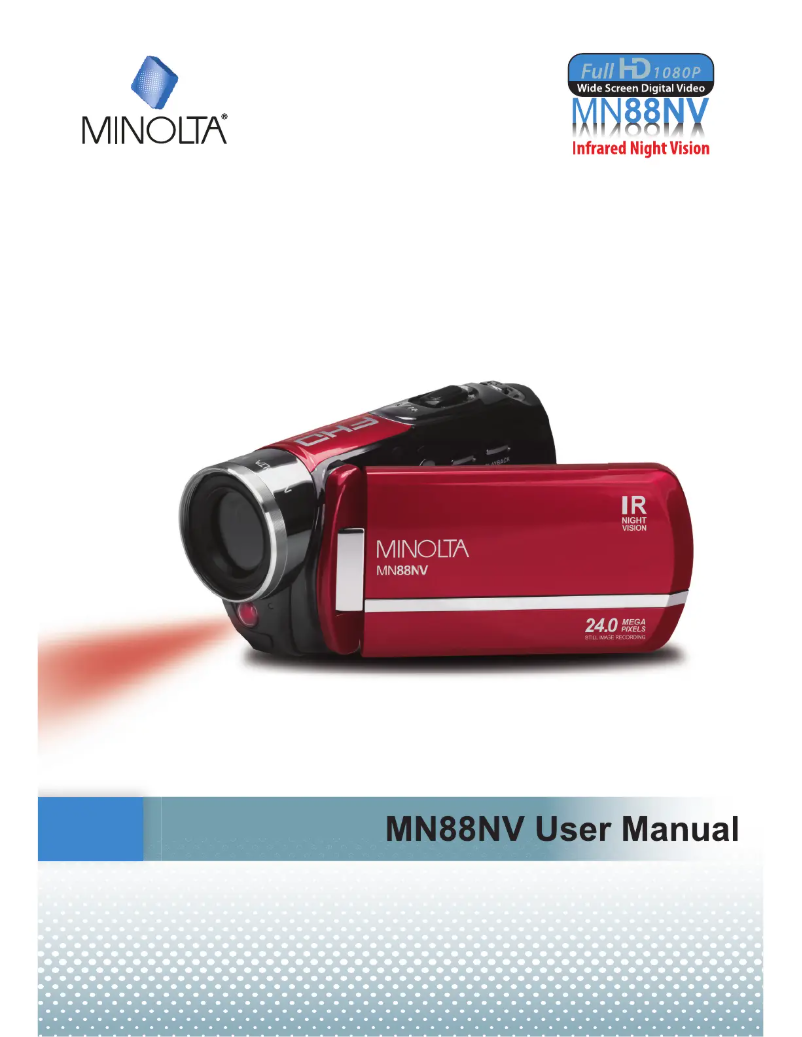 Page n°1 - Manuel utilisateur Minolta MN88NV