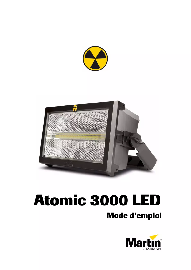 Page 1 de la notice Manuel utilisateur Martin Atomic 3000 LED