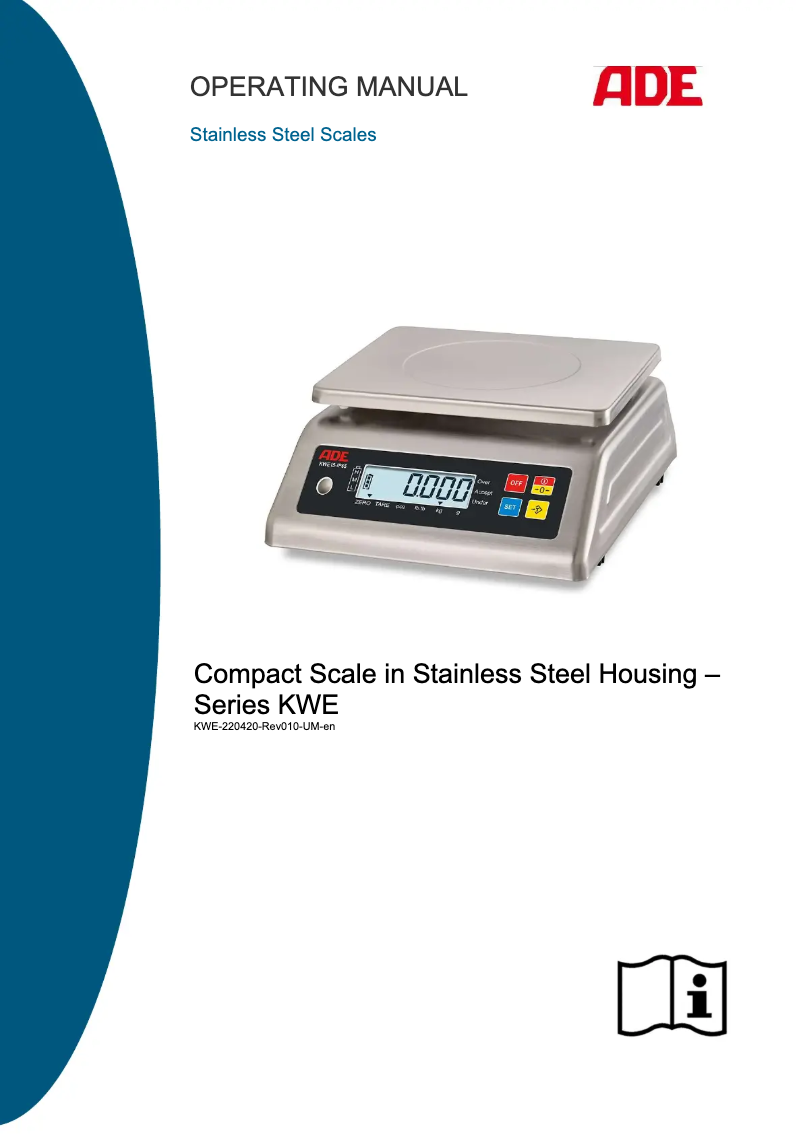 Image de la première page du manuel de l'appareil KWE15-IP68