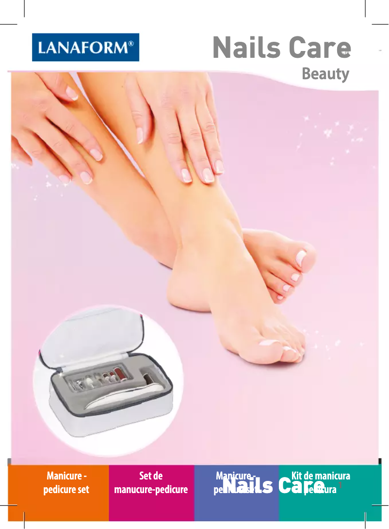 Page 1 de la notice Manuel utilisateur Lanaform Nails Care LA130510