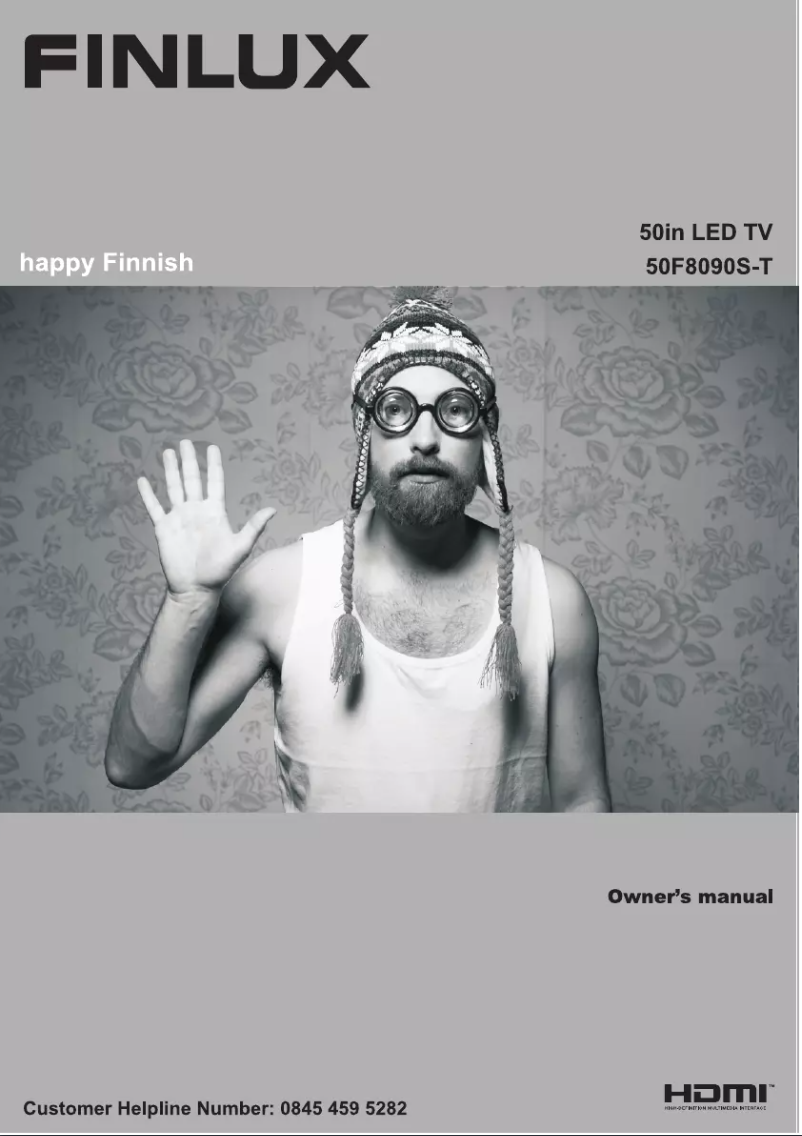 Page 1 de la notice Manuel utilisateur Finlux 50F8090S-T