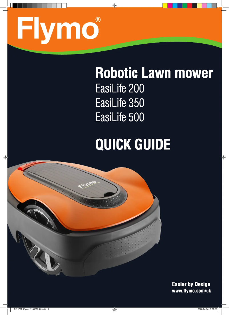 Page n°1 - Guide de démarrage rapide Flymo EasiLife 200