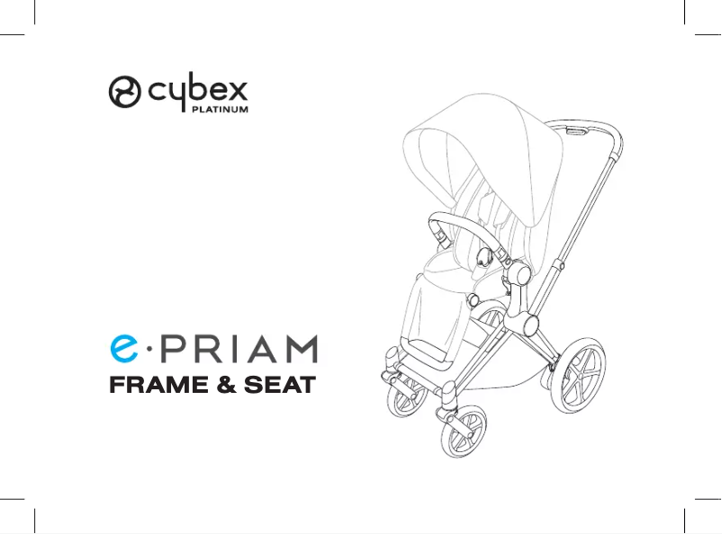 Page n°1 - Manuel utilisateur Cybex e-PRIAM
