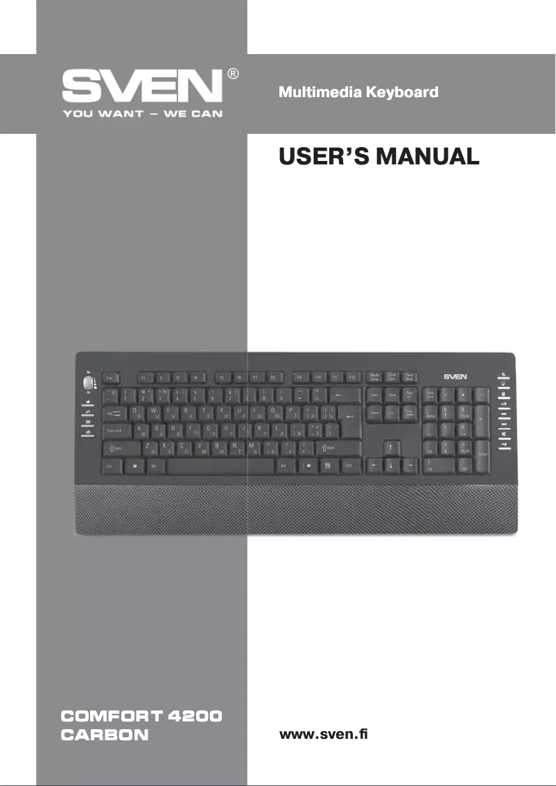 Page n°1 - Manuel utilisateur Sven Comfort 4200