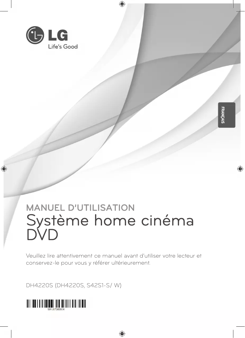 Image de la première page du manuel de l'appareil DH4220S