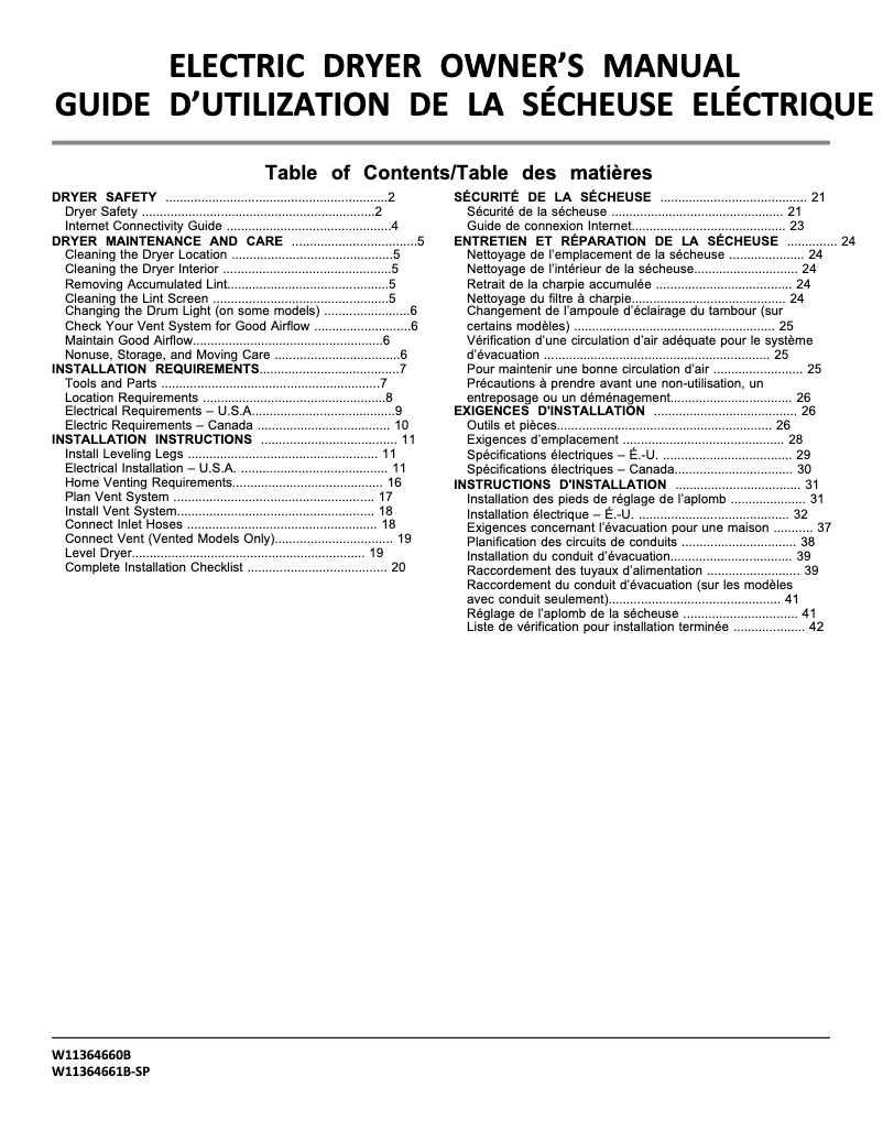 Page n°1 - Informations de garantie Whirlpool WED6605MC