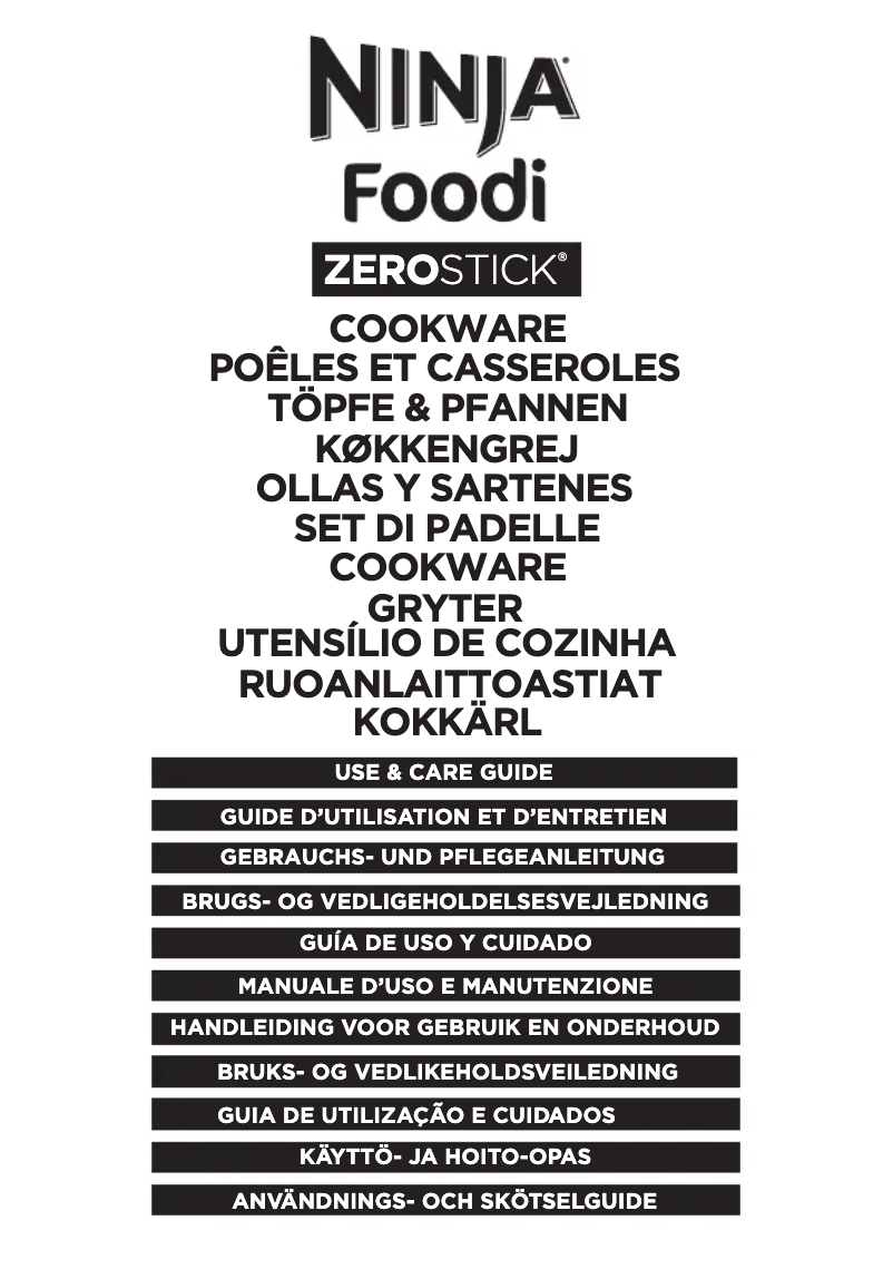 Image de la première page du manuel de l'appareil Foodi Zerostick C30126EU