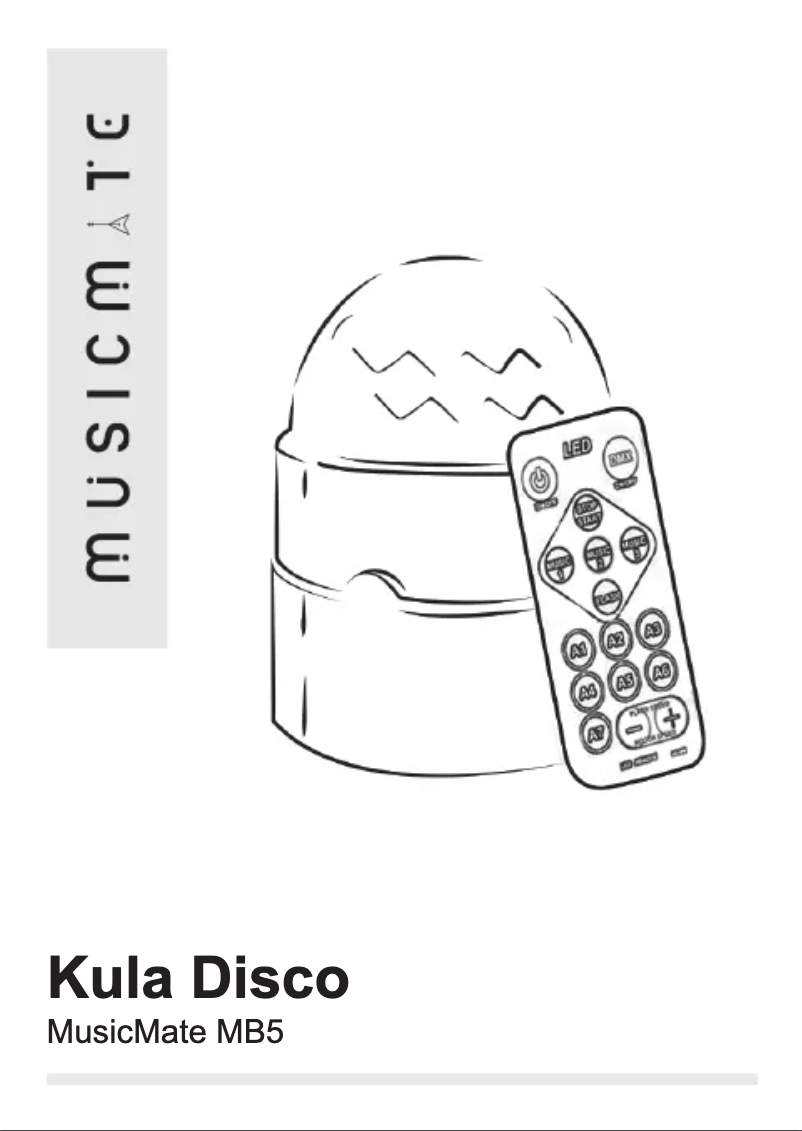 Page n°1 - Manuel utilisateur Musicmate MB5