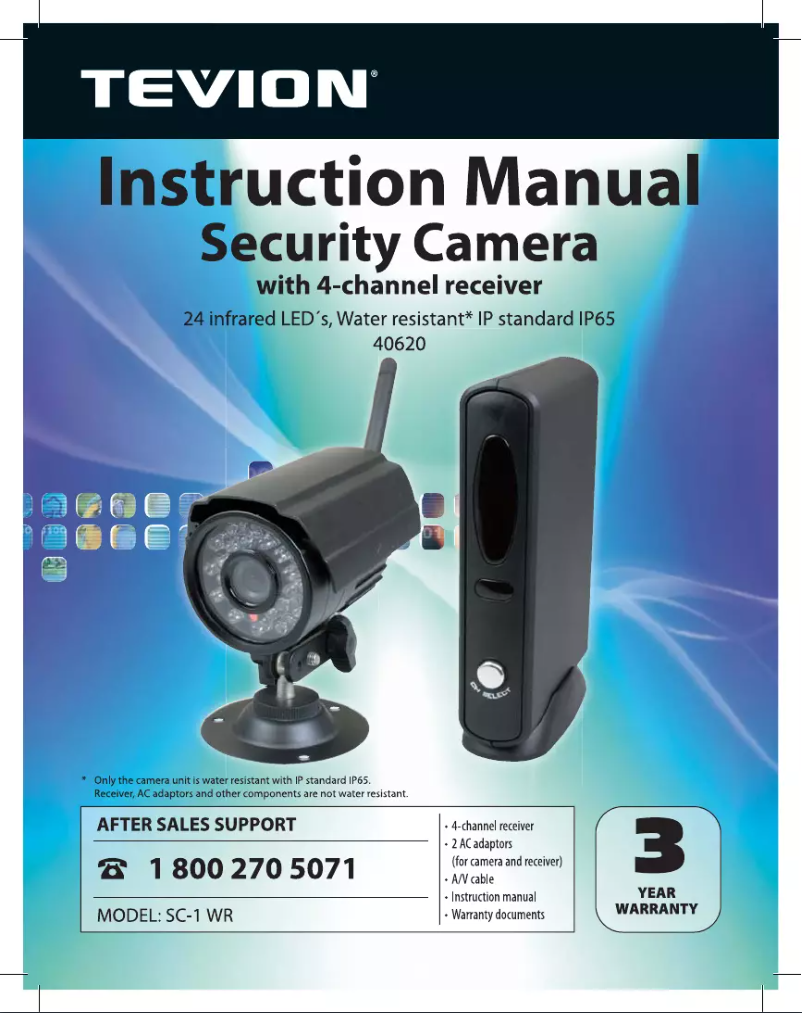 Página 1 del manual Manual de usuario Tevion SC-1 WR