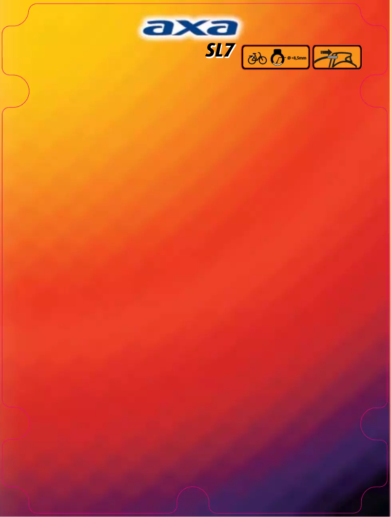 Page 1 de la notice Manuel utilisateur AXA SL7