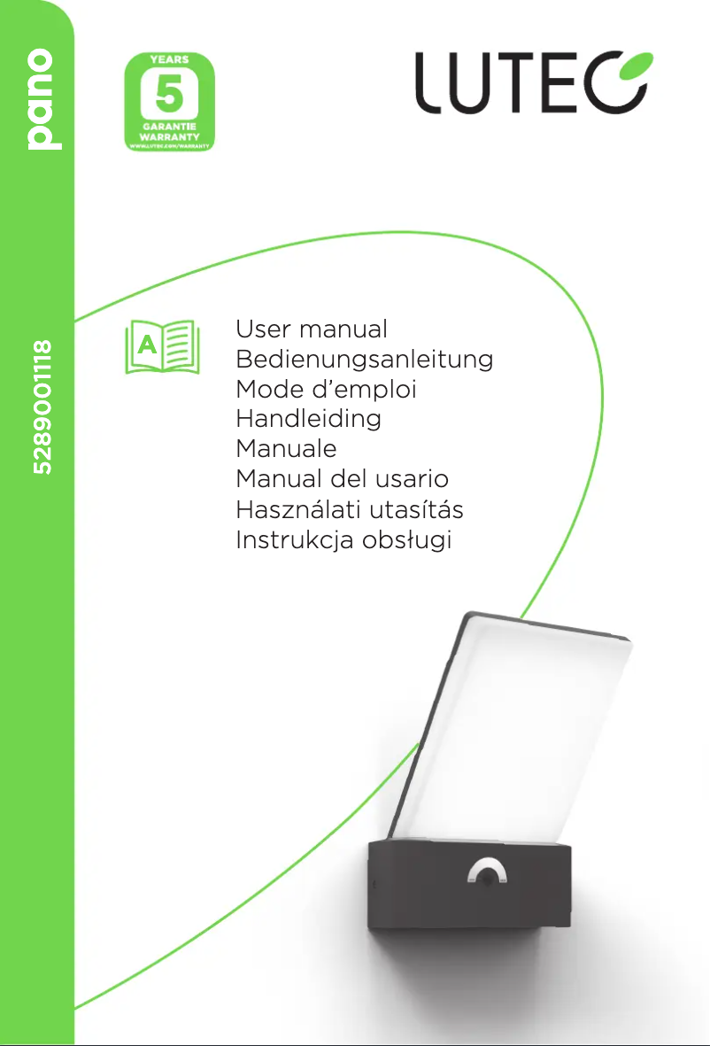 Page n°1 - Manuel utilisateur Lutec Pano