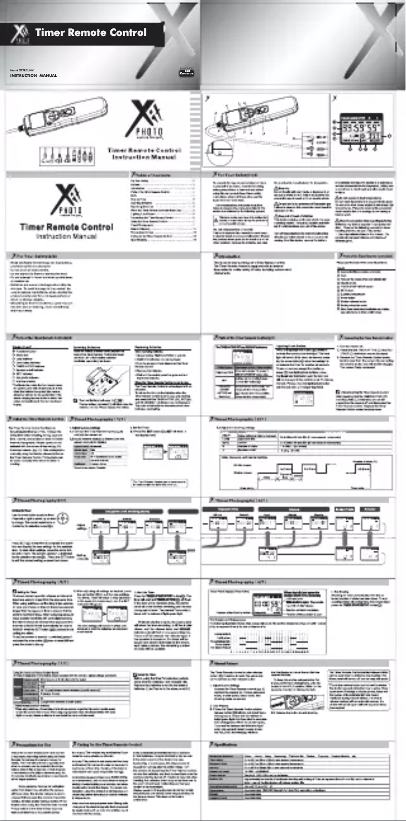 Page n°1 - Manuel utilisateur Xit XTTRCUNV