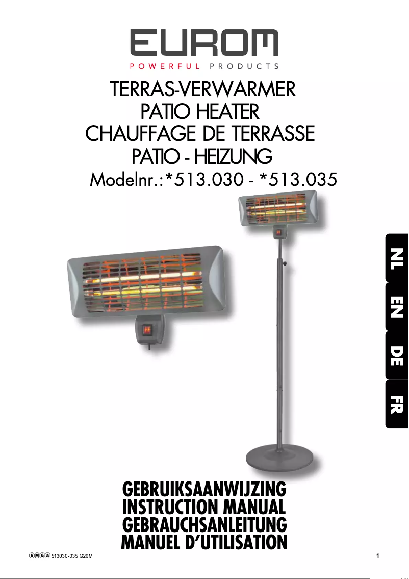 Page 1 de la notice Manuel utilisateur Emga 513035