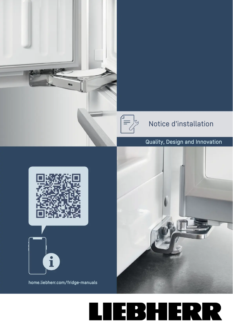 Page n°1 - Guide d'installation Liebherr KGNsf 57Vd03