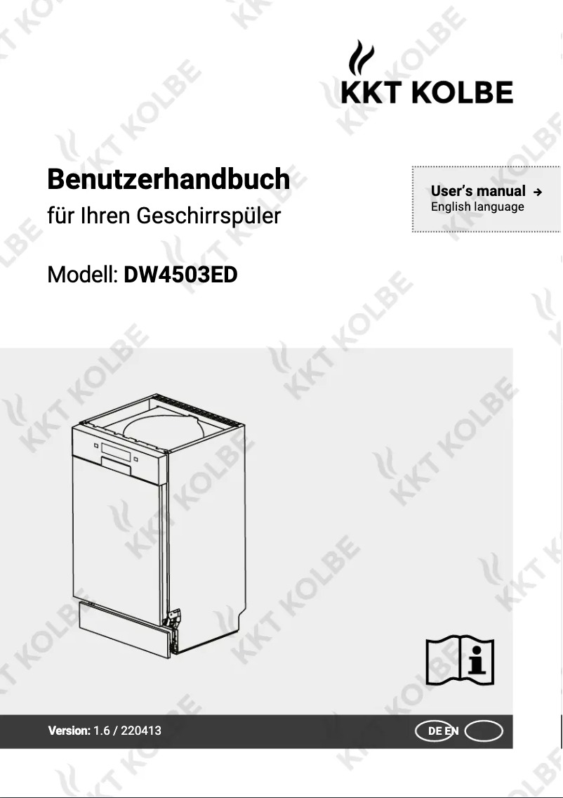 Page 1 de la notice Manuel utilisateur KKT Kolbe DW4503ED