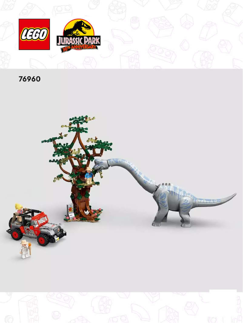 Imagen de la primera página del manual del dispositivo Jurassic World 76960