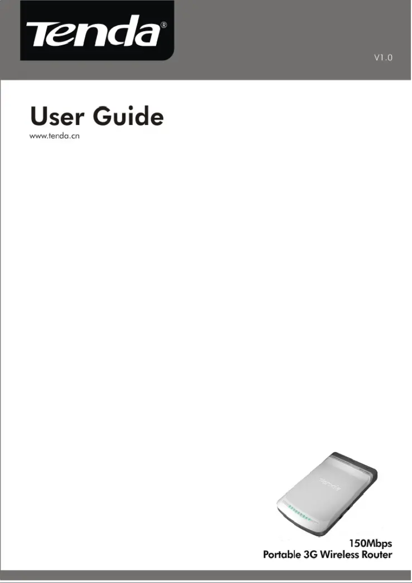Página 1 del manual Manual de usuario Tenda G150B