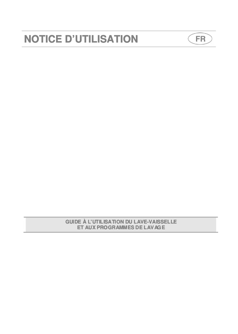 Page n°1 - Manuel utilisateur Smeg LVS1251B1