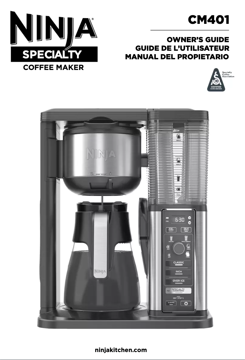 Image de la première page du manuel de l'appareil CM401