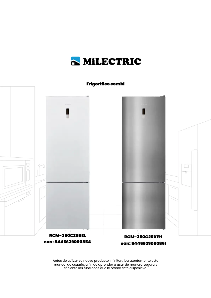 Imagen de la primera página del manual del dispositivo RCM-350C20BEL