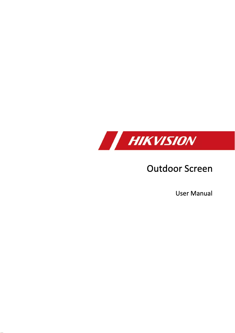 Page 1 de la notice Manuel utilisateur Hikvision DS-TVB200