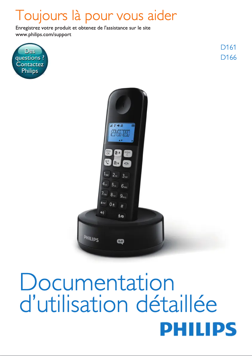 Página 1 del manual Manual de usuario Philips D1612B