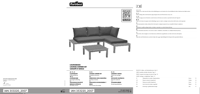 Page n°1 - Manuel utilisateur Florabest IAN 353220