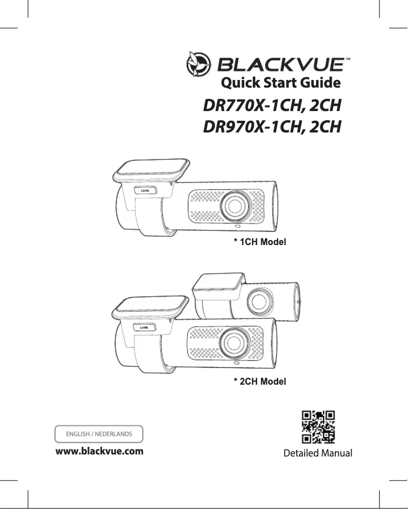 Image de la première page du manuel de l'appareil DR770X-2CH