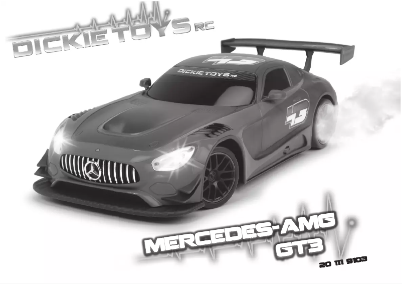 Page n°1 - Manuel utilisateur Dickie Mercedes-AMG GT3