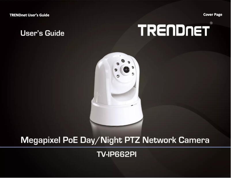 Page n°1 - Manuel utilisateur TRENDnet TV-IP662PI