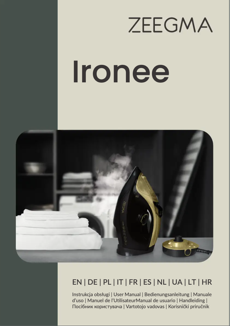 Page n°1 - Manuel utilisateur Zeegma Ironee